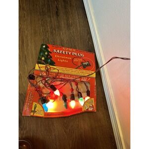 Vintage Christmas Lights Reliance & Noma Vintage Bulbs  WORKING